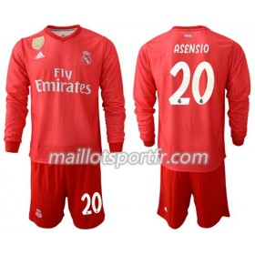 Maillot de Foot Real Madrid Asensio 20 Enfant Troisieme 2018/19 ML